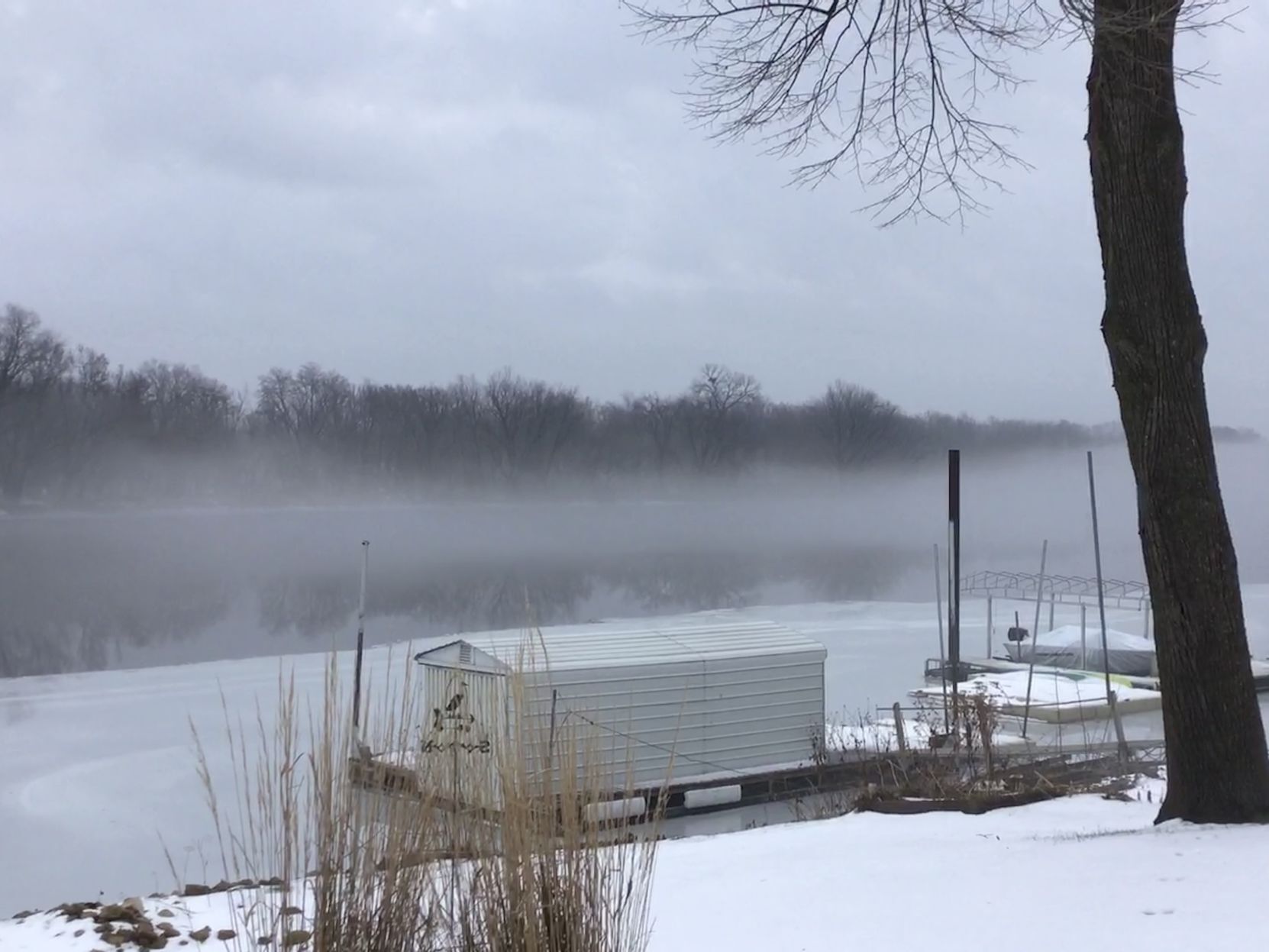 Fog rolls in
